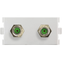 Pro.2 MWI13FF2 Dual F Module For MW13FR Foxtel Approved F Socket x 2