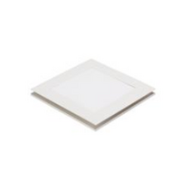 Flow 300mm 12W Tricolour LED with Ball Bearig Motor Square Exhaust Fan White 