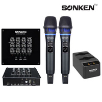 Sonken MXPR01 Wireless Karaoke Mixer with UHF Microphones Bluetooth HDMI ARC