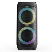 Majority PS200 - Party Speaker 80w Bluetooth Karaoke-DJ-Party-PA System - Black