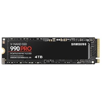 Samsung 990 Pro 4TB Gen4 NVMe SSD 7450MB/s 6900MB/s R/W 1600K/1550K IOPS 2400TBW 1.5M Hrs MTBF for PS5 5yrs Wty
