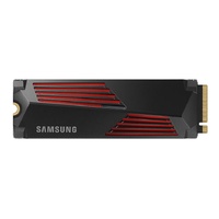 Samsung 990 Pro 4TB with Heatsink Gen4 NVMe SSD 7450MB/s 6900MB/s R/W 1600K/1550K IOPS 2400TBW 1.5M Hrs MTBF for PS5 5yrs Wty