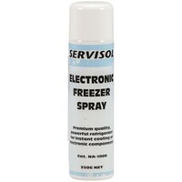 Servisol Non-CFC Ozone Safe Propellant Electronic Freezing Liquid Spray Can 250g 