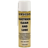 Servisol Cleaning Lubricant Non-Arcing Contacts & Mechanisms Liquid Spray Pump Can
