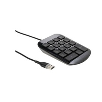 Targus Numeric Keypad with USB Corded Full size 19mm keys Wired Keyboard Black