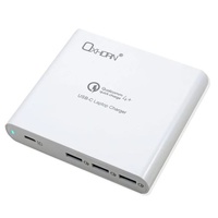 Oxhorn Multi-Functional USB Type C 87W Laptop Notebook Tablet Quick Charge 4 Port 1xUSB-C 3xUSB-A Power Adapter USB-C cable