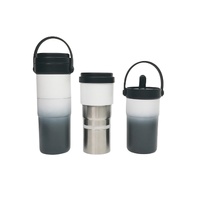 2-in-1 Insulated Water Bottle and Travel Mug   