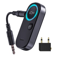 2-in-1 Bluetooth Audio Transmitter & Receiver for Airplanes, TVs & Cars