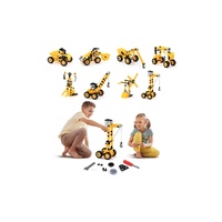 Kids 8-in-1 Construction Vehicle Building Set