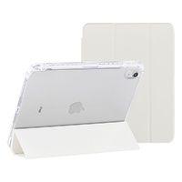 Slim Folio Stand Case for iPad (A16) 10th & 11th Gen (White)