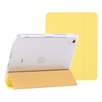 Slim Folio Stand Case for iPad (A16) 10th & 11th Gen (Yellow)