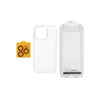 Ultimate 3-in-1 Protection Kit for iPhone 16 Pro Max (Screen/Lens Protectors and Clear Case)