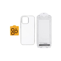 Ultimate 3-in-1 Protection Kit for iPhone 16 Pro (Screen/Lens Protectors and Clear Case)