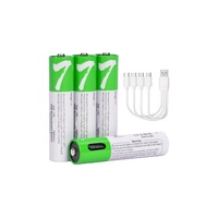 Rechargeable Lithium-Ion Batteries (4 Pack) AAA  