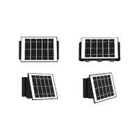 Solar Square Outdoor Wall Lights (4 Pack)   