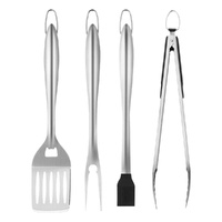 4 Piece BBQ Tool Set