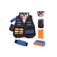 Kids 45-Piece Tactical Vest Kit for Nerf Guns