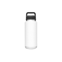 1.2L Double-Walled Stainless Steel Insulated Water Bottle (White)