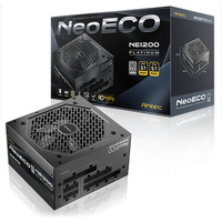 Antec NE1200P AU, 1200W, 80 PLUS Platinum, ATX 3.1, PCIe 5.1 (12V-2x6), Full Modular, Active PFC, 120mm FDB Fan, 10Y Warranty