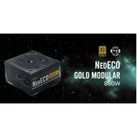 Antec NE 850w 80+ Gold, Fully-Modular, LLC DC, 1x EPS 8PIN, 120mm Silent Zero RPM, Japanese Caps, ATX Power Supply, PSU, 600w PCI-E cable, 7 Years Wty