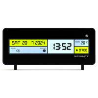 Newgate Futurama Lcd Alarm Clock Black Case Black Lens