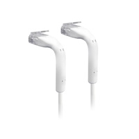 UniFi patch cable with both end bendable RJ45 22cm - White