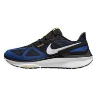 Nike Men's Air Zoom Structure 25 Road Running Shoes (Black/Racer Blue/Sundial/White)