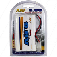 MI NK-1196 9.6V 700mAh R/C Hobby NiMH Battery Pack for Remote Control Toy Cars