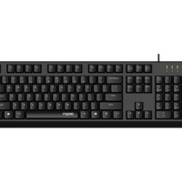 RAPOO NK1900 Laser Carved Keycap Multimedia Hotkeys Wired Keyboard