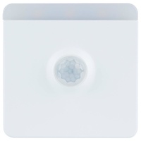 Arlec NL4254 Plug-in Square Motion Sensor Night Light  Warm White LED 240V White