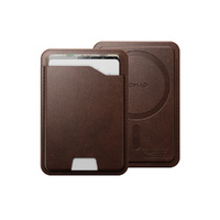 NOMAD Leather Mag Wallet w/ Find My Tracking - Brown Ecco