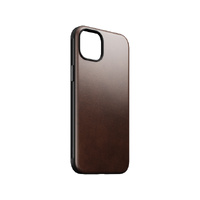 NOMAD Leather Case - iPhone 15 Plus - Brown - Horween