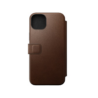 NOMAD Leather Folio - iPhone 15 Plus - Brown - NMD
