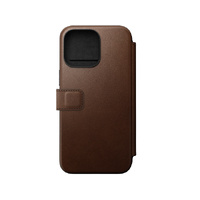 NOMAD Leather Folio - iPhone 15 Pro Max - Brown - NMD