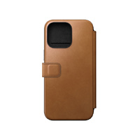 NOMAD Leather Folio - iPhone 15 Pro Max - English Tan - NMD