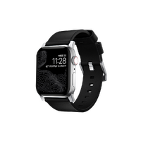 NOMAD Modern Band - 41mm | Silver Hardware | Black | Horween