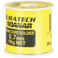 Duratech 0.71mm Solder Wire Roll 1kg Tin 60 Lead 540 Compostion