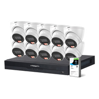 6.0MP AI Smart Dual Light CCTV Kit with 10 Cameras (4TB)