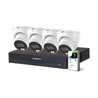 6.0MP AI Smart Dual Light CCTV Kit with 4 Cameras (2TB)