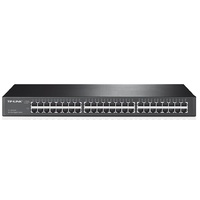TP-Link TL-SG1048 48Port Gigabit Rackmount Switch 19-inch rack-mountable steel case 96Gbps Switching Capacity IEEE 802.3x flow control Auto MDI/MDIX