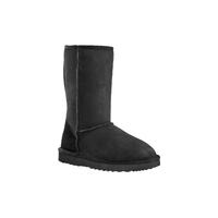 Outback UGG Unisex Premium Double Face Sheepskin Long Classic Boots (Black)