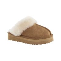 UGG Outback Platform Scuff Slides (Chestnut, Size 5M/6W US)