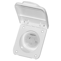 Transco 10A 240V High Dust and Water Ingress Protection Flush Mount Power Outlet