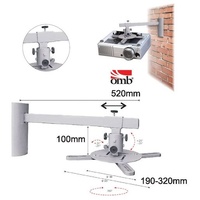 OMB Projector Wall Mount Arm Projector Wall Mount Arm with 15Kg Load Capacity