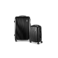Orbis 2-Piece Tahiti Spinner Luggage Suitcase Set (Black)