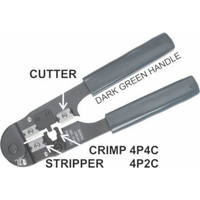 Modular Crimping Tools 4 Pin Small 7.5mm Stripping Blades Spring Load Lever Action