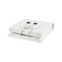 AS__Ovela Fully Fitted Electric Blanket (White) Queen  