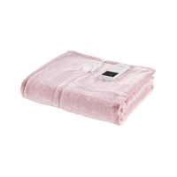 AS__Ovela Washable Electric Heated Throw Blanket 200 x 180cm Colour Blush Pink