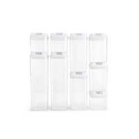 Ovela Flip Top Pantry Storage Container Set (9 Piece)