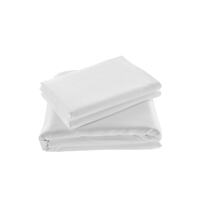 Ovela 100% Natural Bamboo Quilt Cover Set (White, Queen)